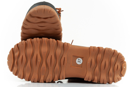 Cizme de iarnă pentru zăpadă Lee Cooper cu piele de oaie [LCJ-24-44-2869L], maro.