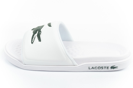 Șlapi bărbați Lacoste Croco Dualiste [201R5] alb.