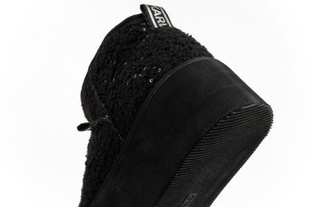 Ghete de zăpadă pentru femei Karl Lagerfeld Thermo, cu blană, negre [KL48522W W0S]