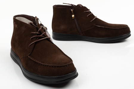 Ghete elegante Lee Cooper pentru bărbați, din piele maro