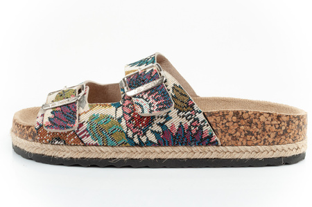 Papuci de damă Lee Cooper, model floral multicolor, confortabili [LCW-25-35-3483L]