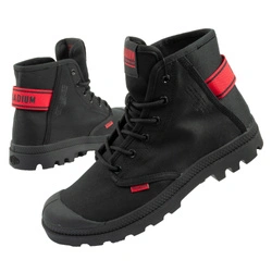 Teniși sport Palladium Pampa Hi Dare II High-Top pentru bărbați, negru și roșu