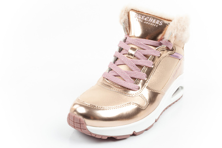 Ghete de iarnă izolate Skechers Uno-Cozy pentru copii