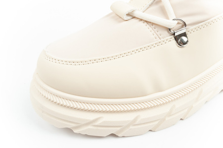Pantofi de drumeție de iarnă Lee Cooper pentru femei, izolați, bej și crem