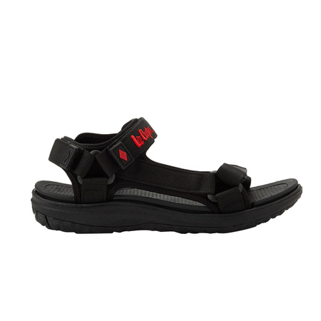 Sandale Lee Cooper pentru femei cu velcro pentru vară, plajă, negre ușoare