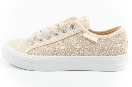 Pantofi sport pentru femei Lee Cooper, cu dantelă strălucitoare, bej [LCW-25-31-3420L]