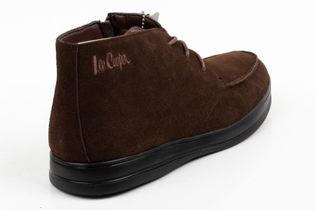 Ghete elegante Lee Cooper pentru bărbați, din piele maro