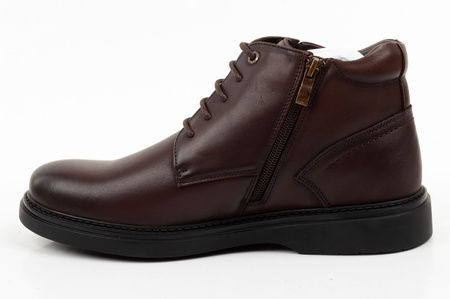 Ghete elegante Lee Cooper pentru bărbați, din piele maro