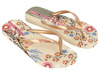 Flip-flops de damă tropicale Ipanema Verao [27197 BB268], bej.