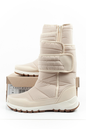 Ghete de iarnă Easy Way, ghete de zăpadă izolate pentru femei, fermoar la modă