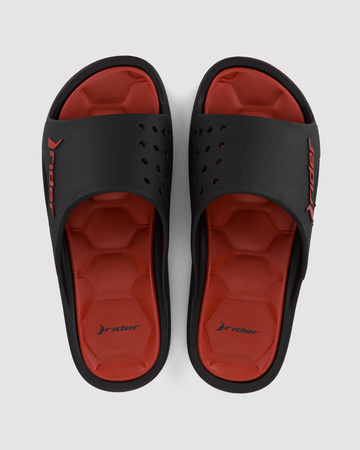 Șlapi sport pentru bărbați Rider Bay XIV Ad, negri, confortabili [83632 BB243]