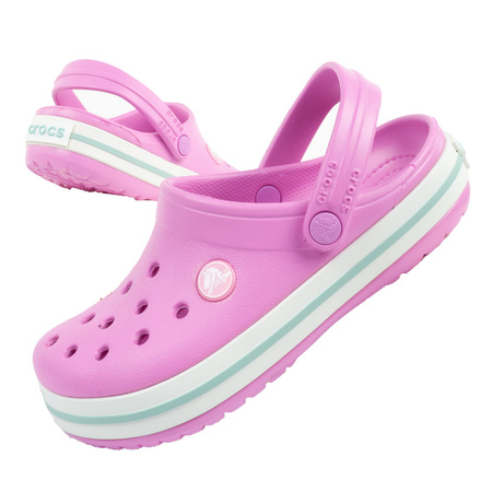 Pantofi copii, pantofi, sandale, saboti, Crocs Crocband Clog [207006-6SW], roz.
