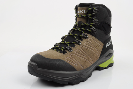 Pantofi de trekking Aku Adapta Gore-Tex din piele, negri și verzi, pentru bărbați