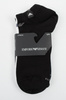 Șosete Emporio Armani Calza din bumbac până la gleznă, confortabile, set 3 buc., bleumarin, negru, alb
