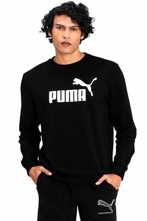 Hanorac sport pentru bărbați Puma ESS Big Logo Crew [586680 01], negru.