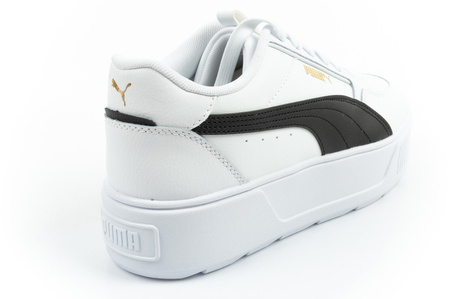 Pantofi sport Puma pentru femei Karmen Rebelle cu platformă, piele albă, la modă