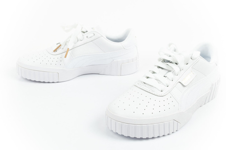 Pantofi sport pentru femei Puma Cali, piele, platformă albă, la modă