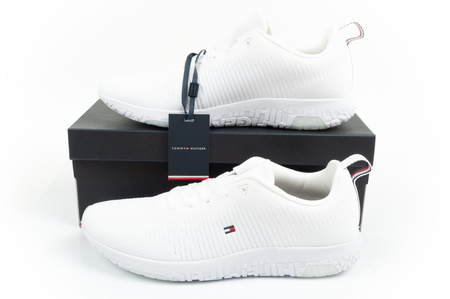 Pantofi sport Tommy Hilfiger Corporate pentru bărbați, albi, la modă
