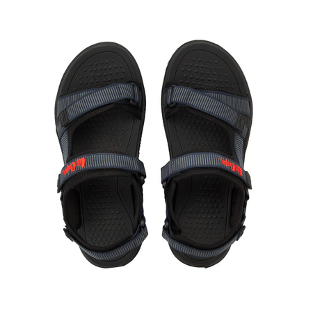 Sandale Lee Cooper pentru bărbați cu velcro pentru plajă de vară, albastru deschis și negru