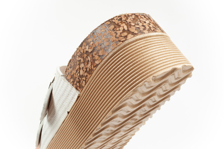 Pantofi sport Lee Cooper pentru femei, papuci cu platformă, albi, ușori [LCW-25-35-3496L]