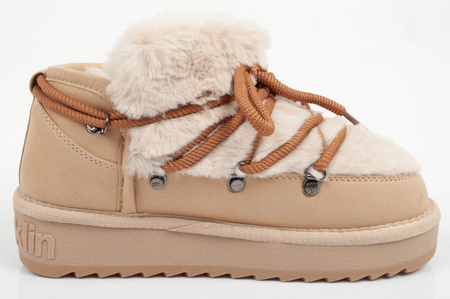 Pantofi de iarna dama D.Franklin [DFSH370011-BEIG], bej.