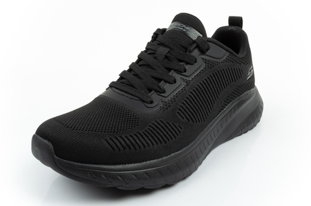 Teniși negri ușori pentru bărbați Skechers Bobs Squad Chaos