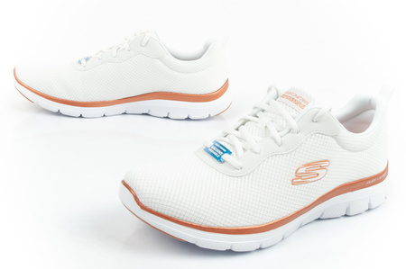 Pantofi sport de damă Skechers Flex Appeal 4.0 Brillant View [149303/WTRG], alb.