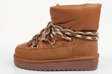 Pantofi de iarna dama D.Franklin [DFSH375003-TAN], maro.