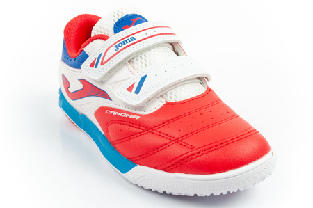 Pantofi sport pentru copii Joma Cancha JR 2606, pantofi de fotbal de sală cu velcro