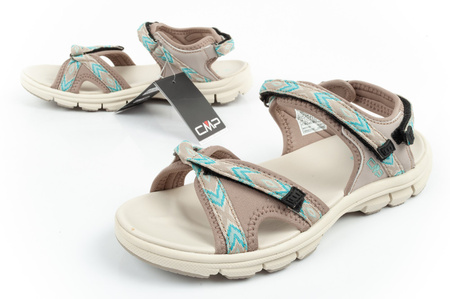 Sandale damă CMP Almaak cu talpă trekking cu închidere cu velcro [38Q9946 13PT]