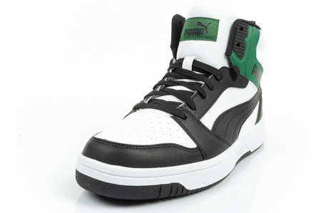Pantofi sport pentru bărbați Puma Rebound v6 [392326 16], negru, alb și verde.