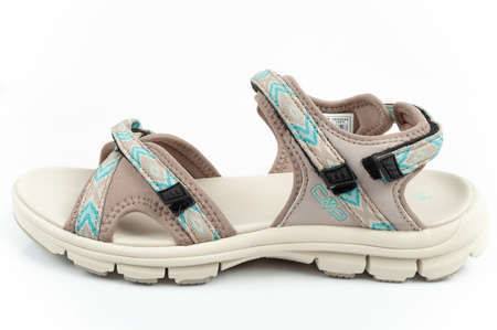 Sandale damă CMP Almaak cu talpă trekking cu închidere cu velcro [38Q9946 13PT]