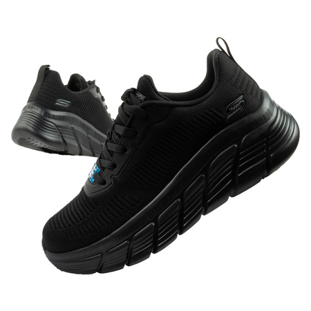 Teniși Skechers Bobs B Flex pentru femei, în negru la modă