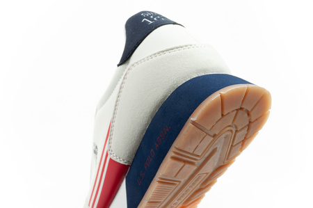 Pantofi sport U.S. Polo Assn, adidași bărbați, la modă, comozi, albi