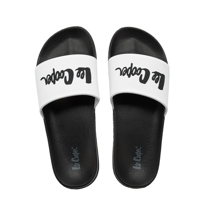 Teniși Lee Cooper pentru bărbați, Slip-Ons, Confortabili, Ușori, Negri, Albi