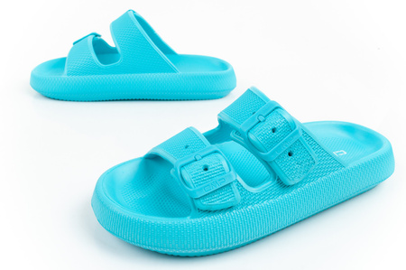 Papuci sport CMP Belem Slipper pentru femei, turcoaz, confortabili [3Q90646 L915]