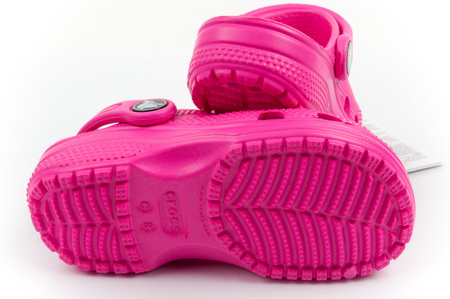 Sandale Crocs Classic Clog T pentru copii, roz, confortabile și la modă