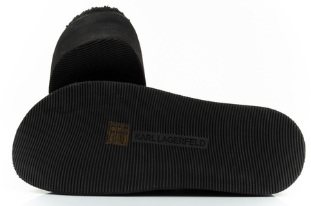 Ghete de zăpadă pentru femei Karl Lagerfeld Thermo, cu blană, negre [KL48522W W0S]