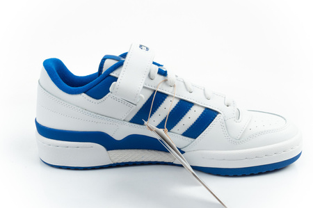 Pantofi sport Adidas Forum Low pentru bărbați, albi, confortabili, la modă, cu închidere Velcro