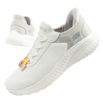Pantofi sport Slip-On Skechers Bobs Squad pentru bărbați, albi, SLIP-INS