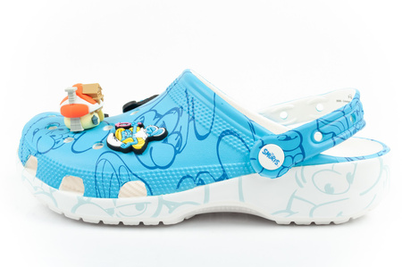 Sandale Crocs Smurfs, șlapi, sandale pentru femei, saboți la modă și confortabili, Smurfs