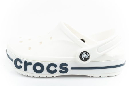 Pantofi flip-flops sandale saboti Crocs Bayaband Clog [205089-126], alb.