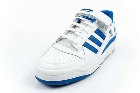 Pantofi sport Adidas Forum Low pentru bărbați, albi, confortabili, la modă, cu închidere Velcro
