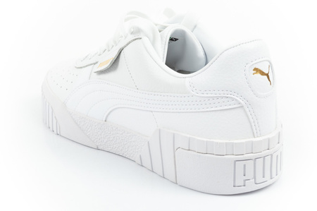 Pantofi sport pentru femei Puma Cali, piele, platformă albă, la modă