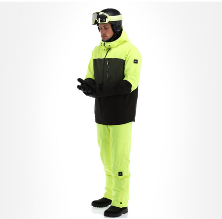 Jachetă sport de iarnă pentru bărbați O'Neill Carbonite Snowboard Ski 10K Verde Negru