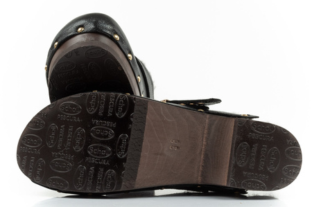 Saboți Scholl Iconic [F298121004], negri.