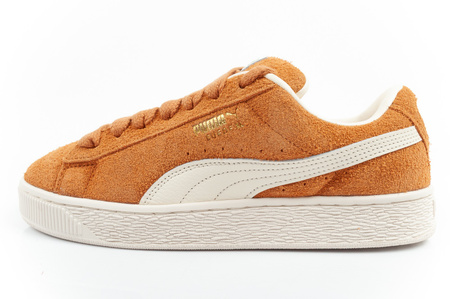 Pantofi sport Puma Suede XL Hairy din piele, maro la modă [397241 04]
