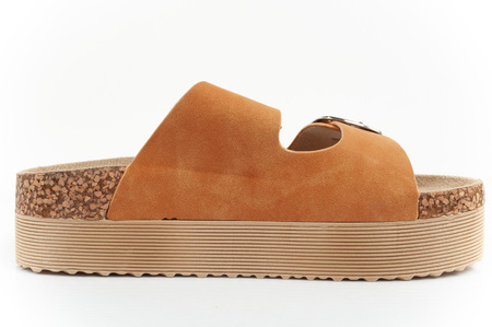 Pantofi Lee Cooper pentru femei, papuci cu platformă, maro, confortabili [LCW-25-35-3494L]