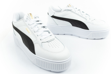 Pantofi sport Puma pentru femei Karmen Rebelle cu platformă, piele albă, la modă