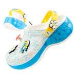 Sandale Crocs Smurfs, flip-flops, saboți pentru femei cu platforma Smurfs